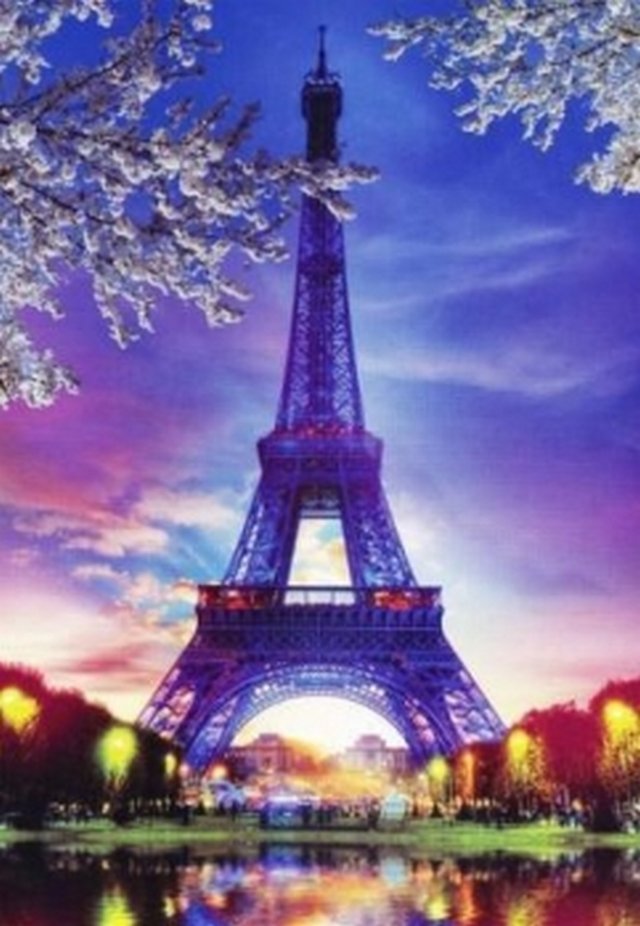 Фотообои  "Париж" 4л. 134х196 / 011043