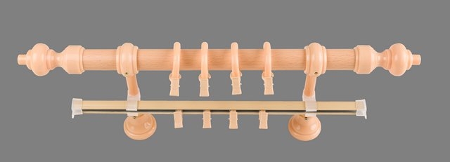 Карниз металлопластик ДДА Бук д28мм 1,4м 6079160791- купить в АПлайн