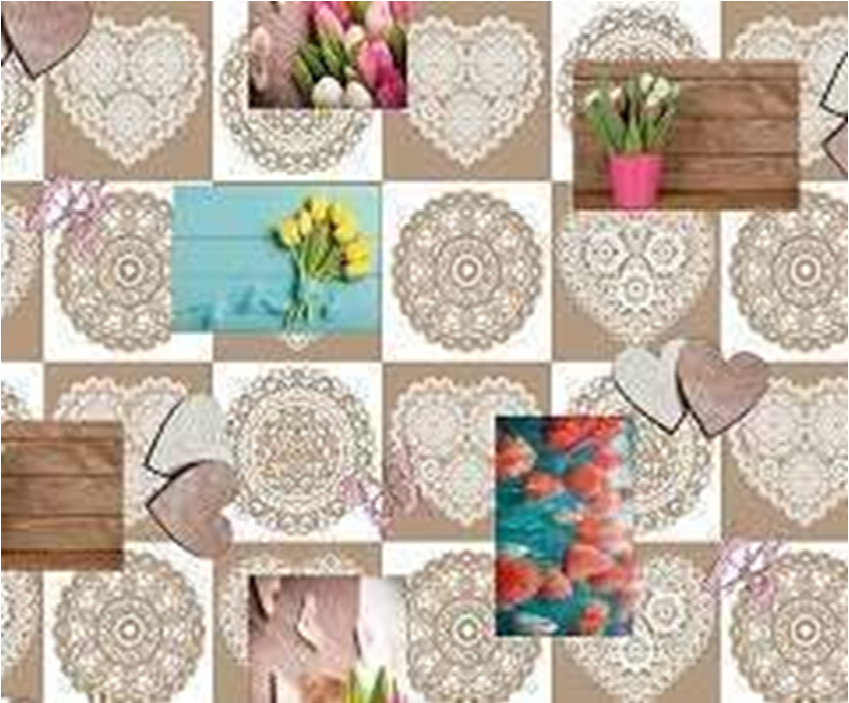 Клеенка Парадиз на тканевой основе 1,40х20м M6511-1