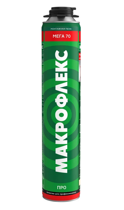 Пена монтажная МАКРОФЛЕКС МЕГА 70 PRO зимняя 880мл /3048183