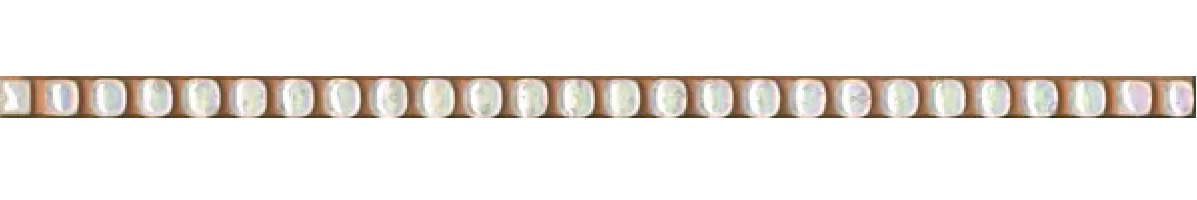 Бордюр Бисер прозрачный люстр глянцевый POD002 20x0,6см