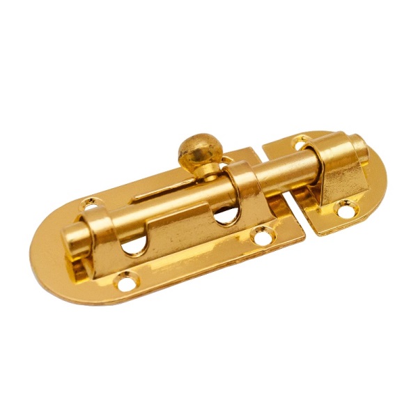 Шпингалет 80мм золото 01.02.01