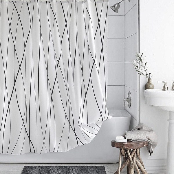 Штора для ванной комнаты "GOTA ROCIO" Mist 180х200 см 8857 арт. 00016226 /948/