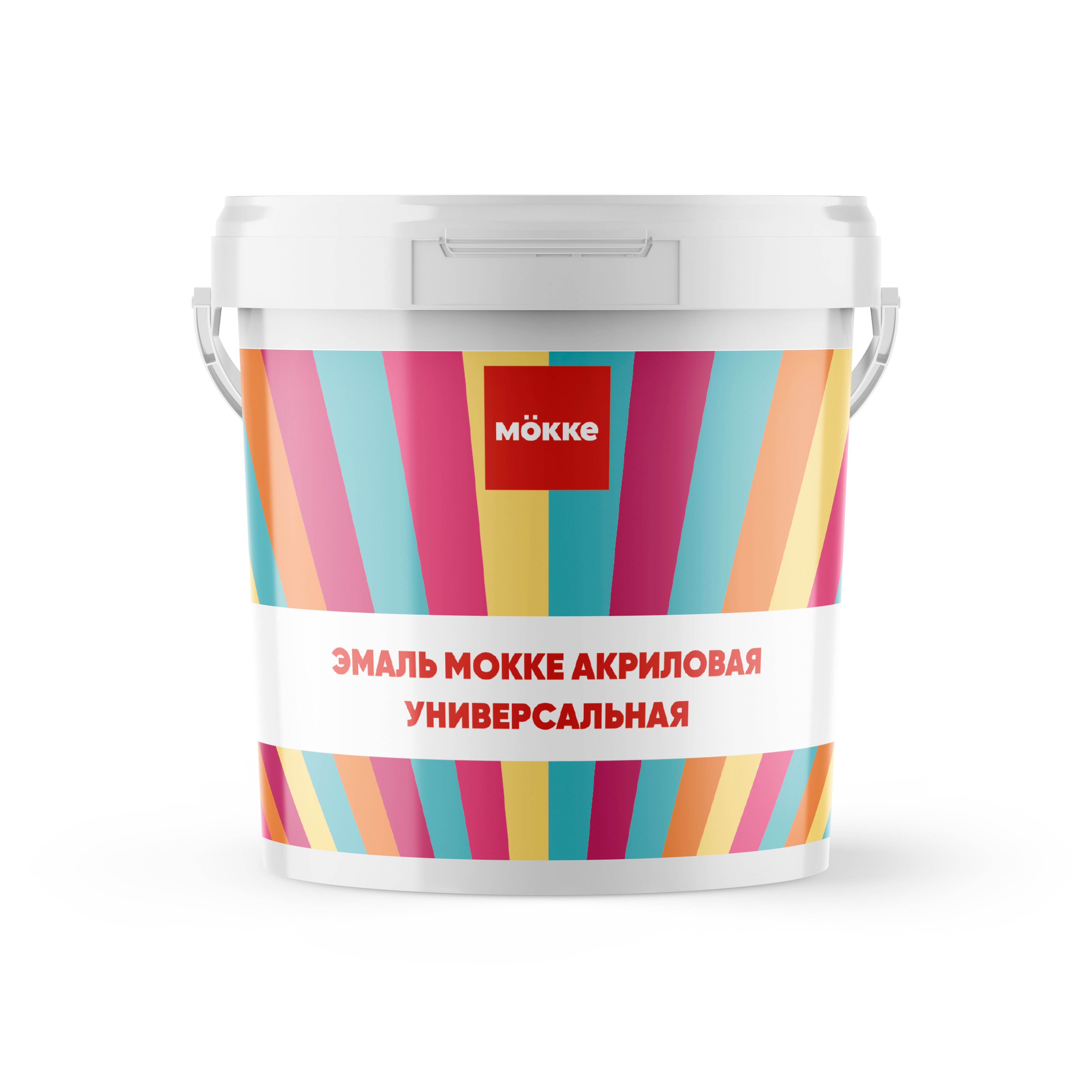 Эмаль акриловая MЁKKE универсальная п/гл белый 0,8кг