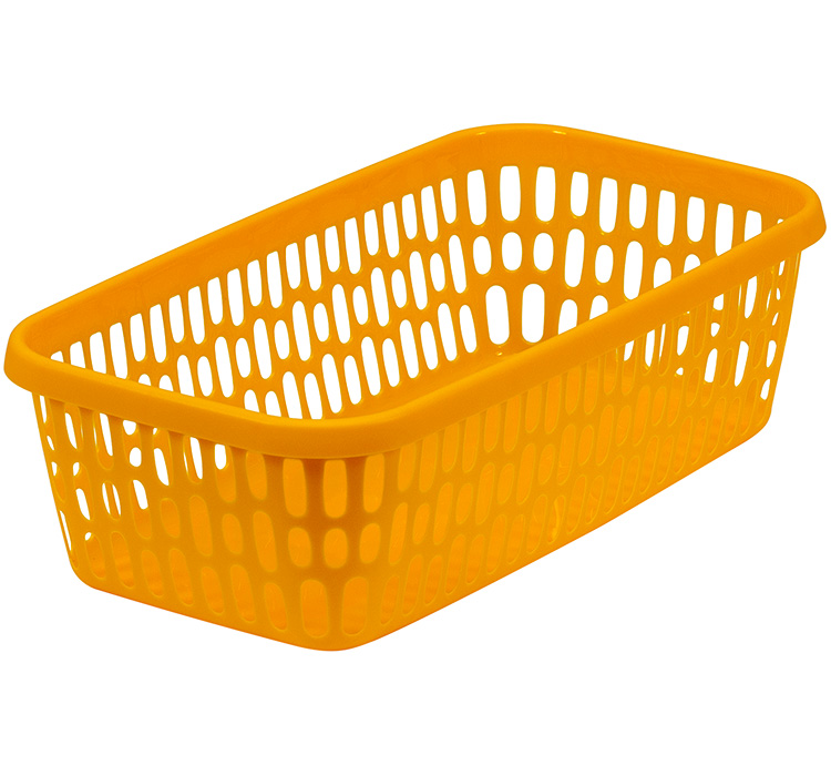 Корзина для хранения пласт. 240х140х70мм микс М2341