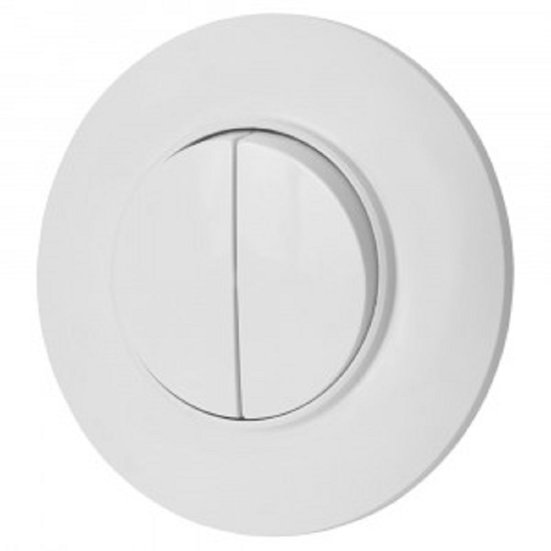 Выключатель "Ретро Прованс" 2 СП белый в сборе круглый Bylectrica С510-2402 (514)