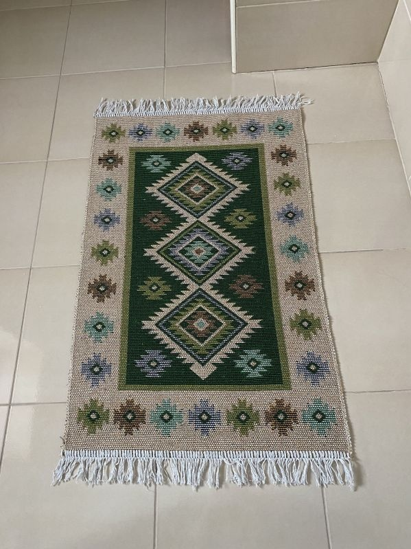 Коврик хлопковый Kilim Usak 60х90см зеленый UK02UK02- купить в АПлайн