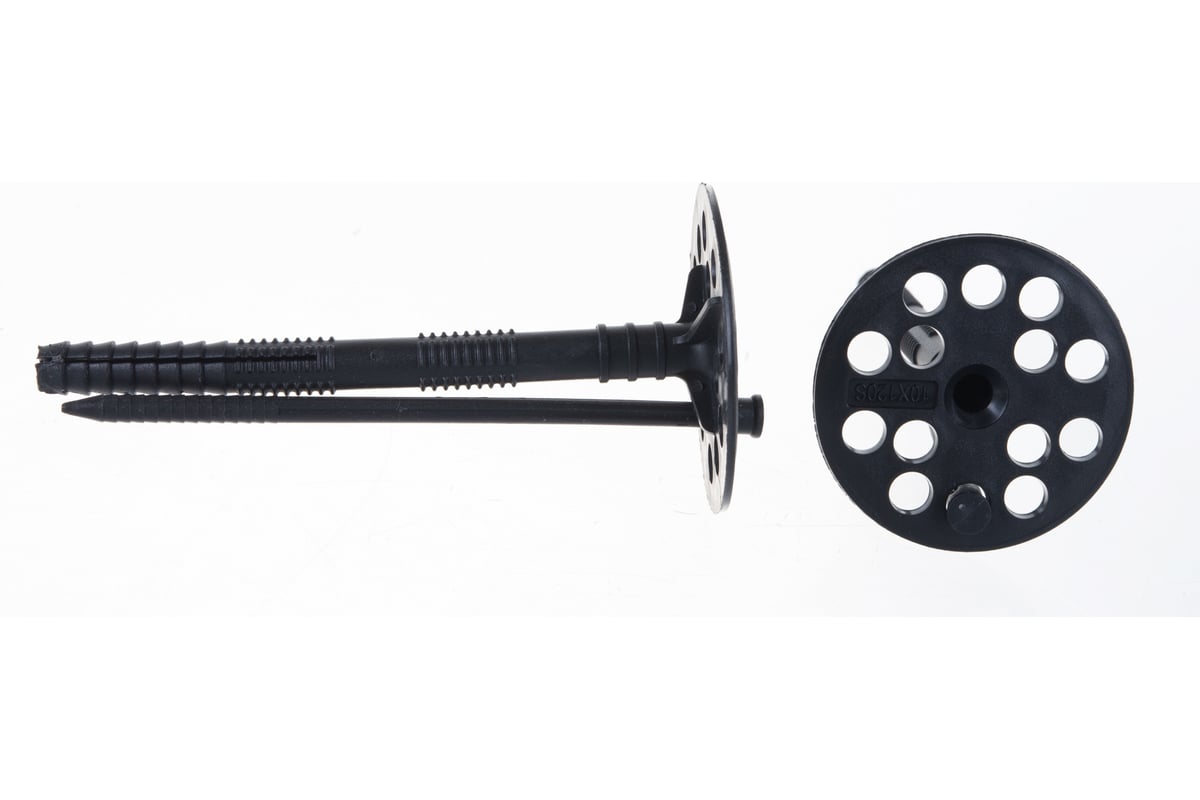 Дюбель для изоляции 10х90 (Гриб) с пласт.гвоздем TECH-KREP пакет (50шт) / 101707101707- купить в АПлайн