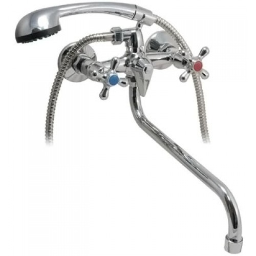 Смеситель для ванны ISTOK LIFE двуручный с длинным изливом 300 мм 0402.714