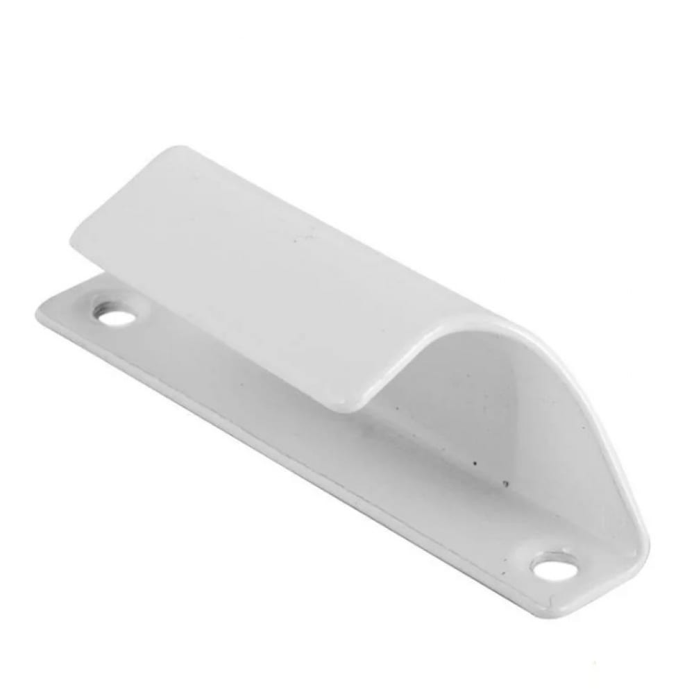 Ручка балконная Ракушка металл белая