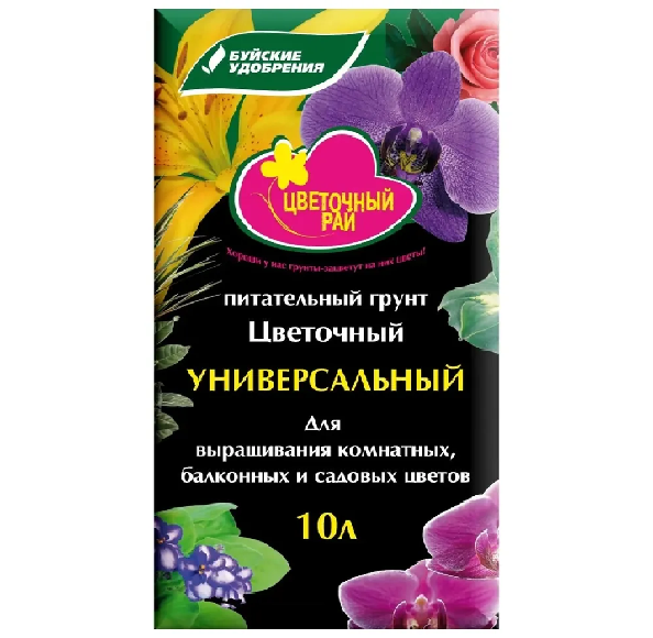Грунт Цветочный рай универсальный 10л уд92060205уд92060205- купить в АПлайн