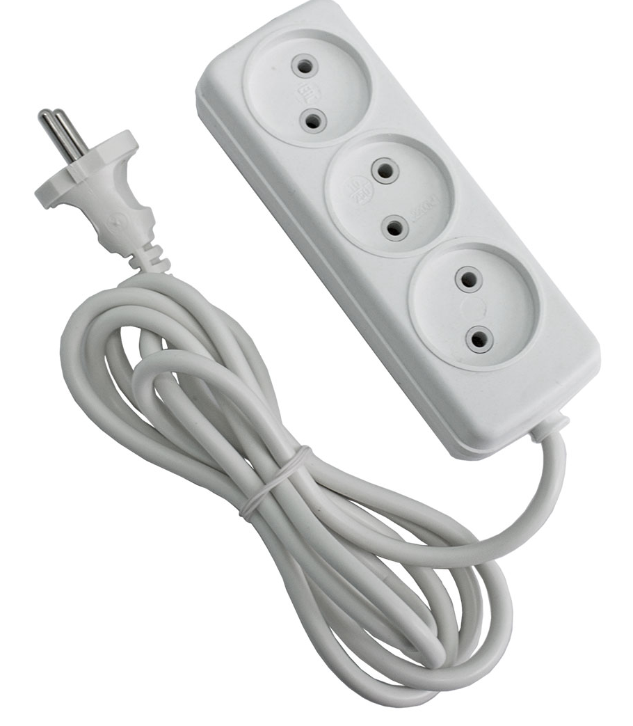 Удлинитель 3х10м без заземления 10А(2х0.75мм2) (для маломощных приборов) ДИП "СТАНДАРТ" /018/018- купить в АПлайн