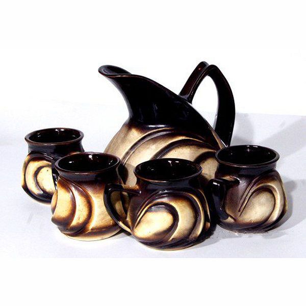 Набор для напитков керам. Волна 5 предметов СЛ032