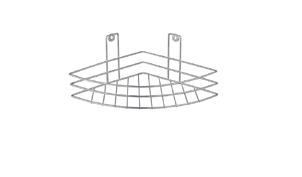 Полка угловая 1 ярус белая ПУ-1Б (12/1) арт.101799 - 101799 - купить в АПлайн
