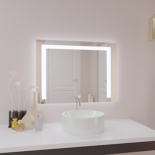 Зеркало SANTREK HOME "ЛУНА" 600х600мм с LED подсветкой75124- купить в АПлайн