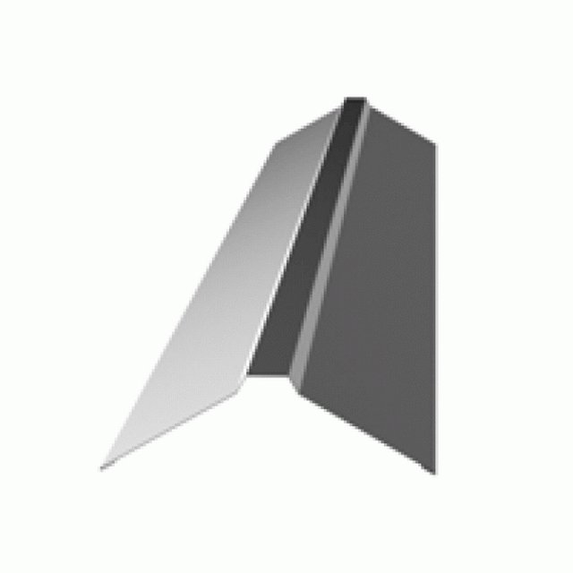 Планка конька плоского 150х150х2000 оцинкованный