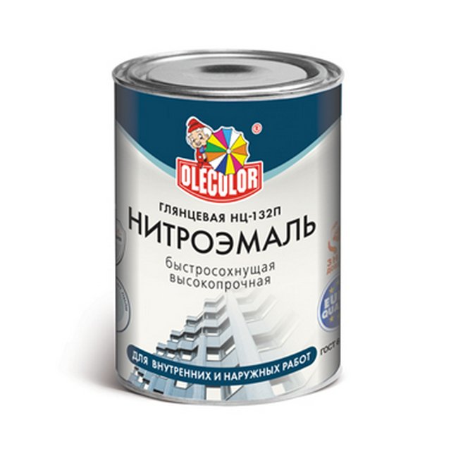 Эмаль НЦ-132П OLECOLOR красная 0,7кг4100000060- купить в АПлайн