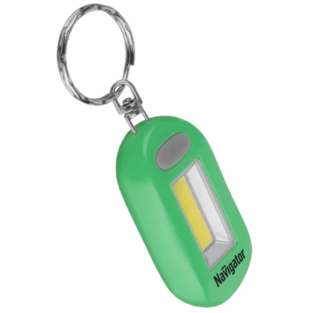 ФОНАРЬ NAVIGATOR  БРЕЛОК (цвет зеленый)   арт.NPT-КС05-G-2CR2032  /781/