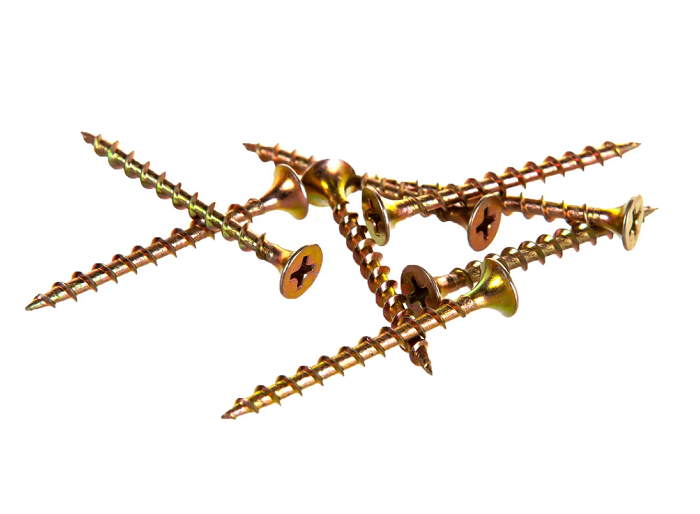 Саморез гипс/дерево желтый цинк 3,5х41 контейнер (150шт) ГОСКРЕП