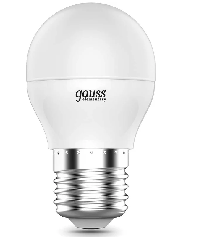 Лампа светодиод. Е27 "GAUSS" 6Вт 4100К дневной свет 53226