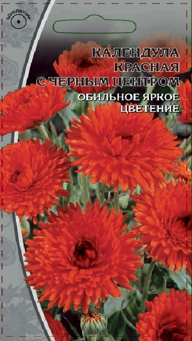 Календула Красная с черным центром 0,2гр. 964902964902- купить в АПлайн