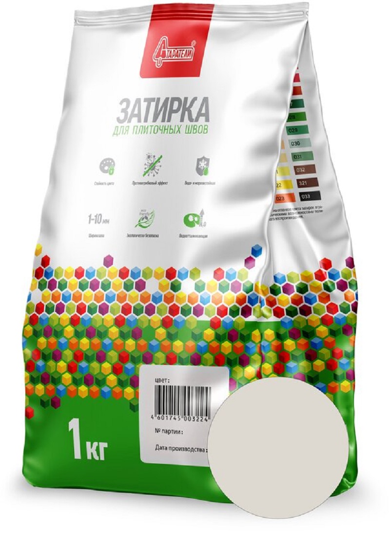 Затирка "Старатели" дымчато-серый 1кг / 003 - 3277/3487 - купить в АПлайн