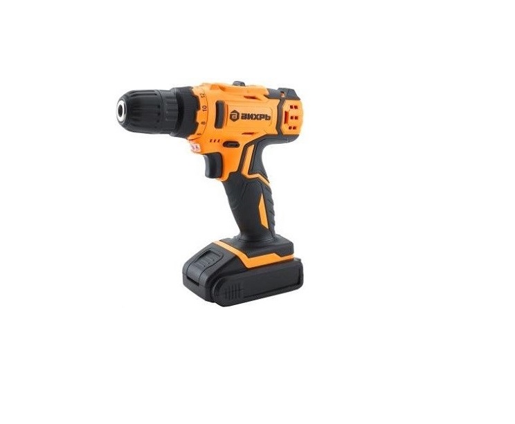 Дрель-шуруповерт аккумуляторная 18В, 45Hm, 2х2,0Ач Вихрь ДА-18Л-2К 72/14/9 - 72/14/9 - купить в АПлайн