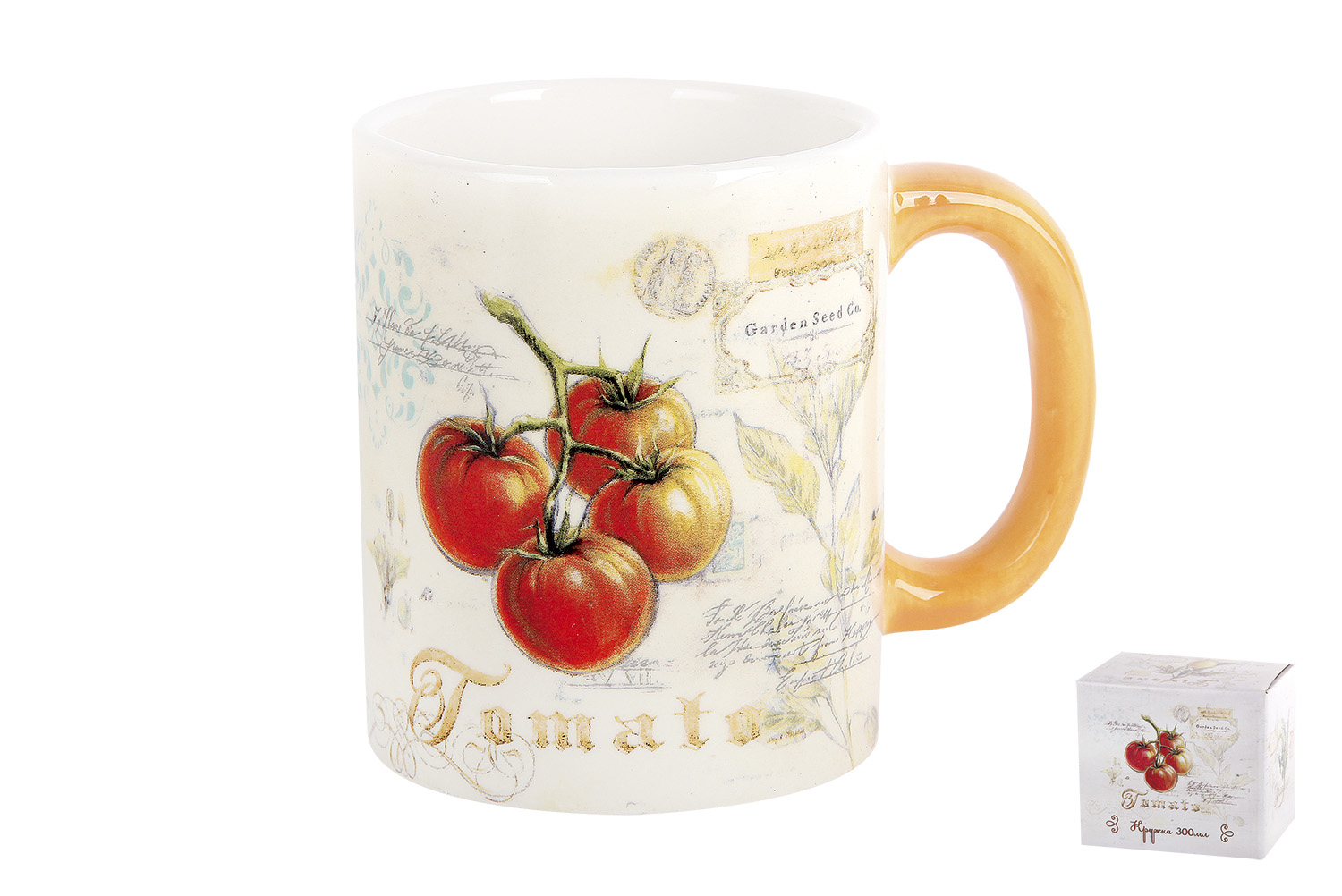 Кружка доломит. Tuscan vegetables 300мл ZFC051-36