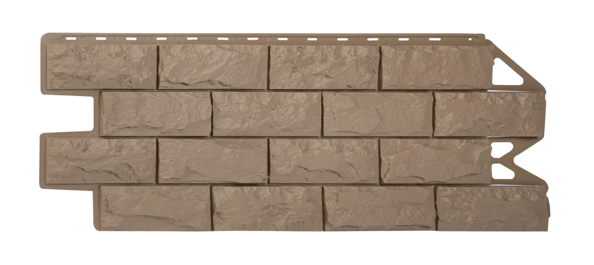 Фасадная панель "Альта Профиль" Фагот Эко бежевый 1,16х0,45м / 0,52м2