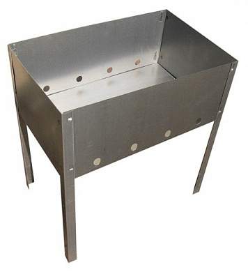 Мангал походный БАСТИОН-ПРОМ 400х250х400мм 0,4мм в пленке 5057550575- купить в АПлайн