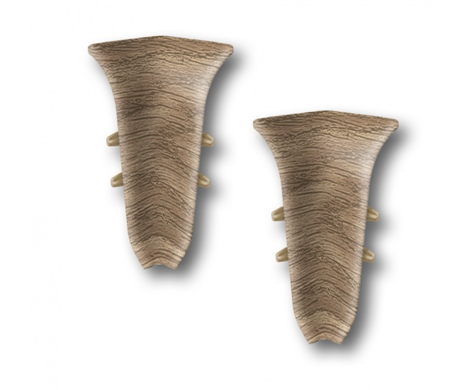 Угол вн. для плинтуса "Идеал Классик" 55мм (2 шт во флоупаке), 321 Падук