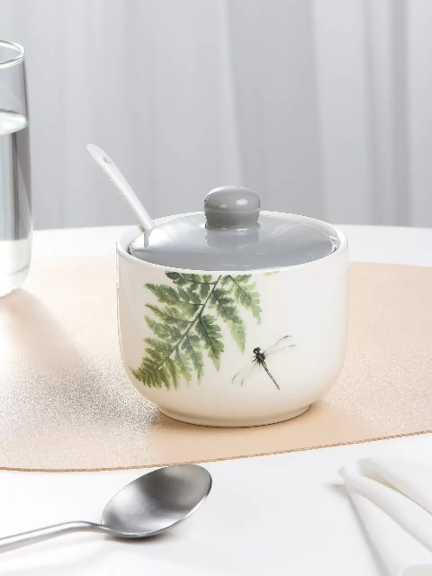 Сахарница керам. Prima Collection Дикий папоротник 10.7х10.5х10.5см 450мл PC78WF 514813