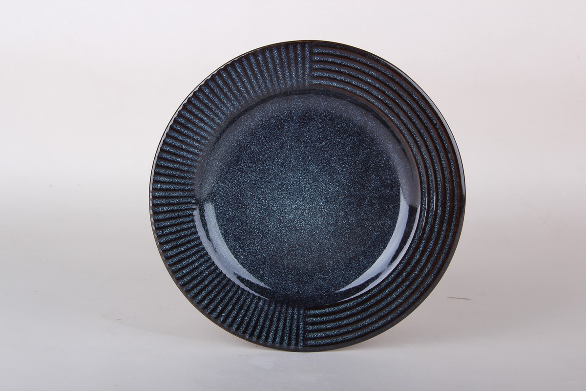 Тарелка керам. Stripe 20.5см HH24827-2