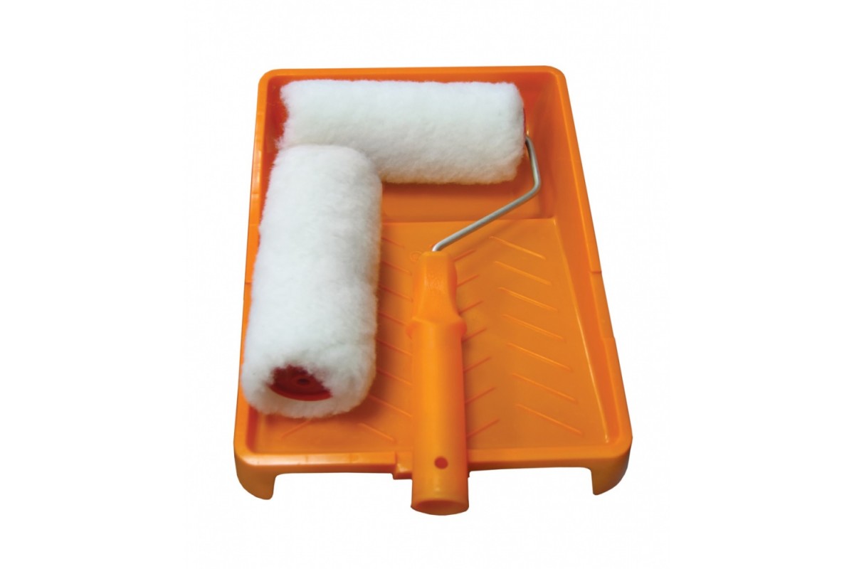 НАБОР МАЛЯРНЫЙ:ВАЛИК МЕХОВОЙ 180ММ,СМЕН.ВАЛИК,ВАННОЧКА П043-007 /ПЕТРОВИЧ/