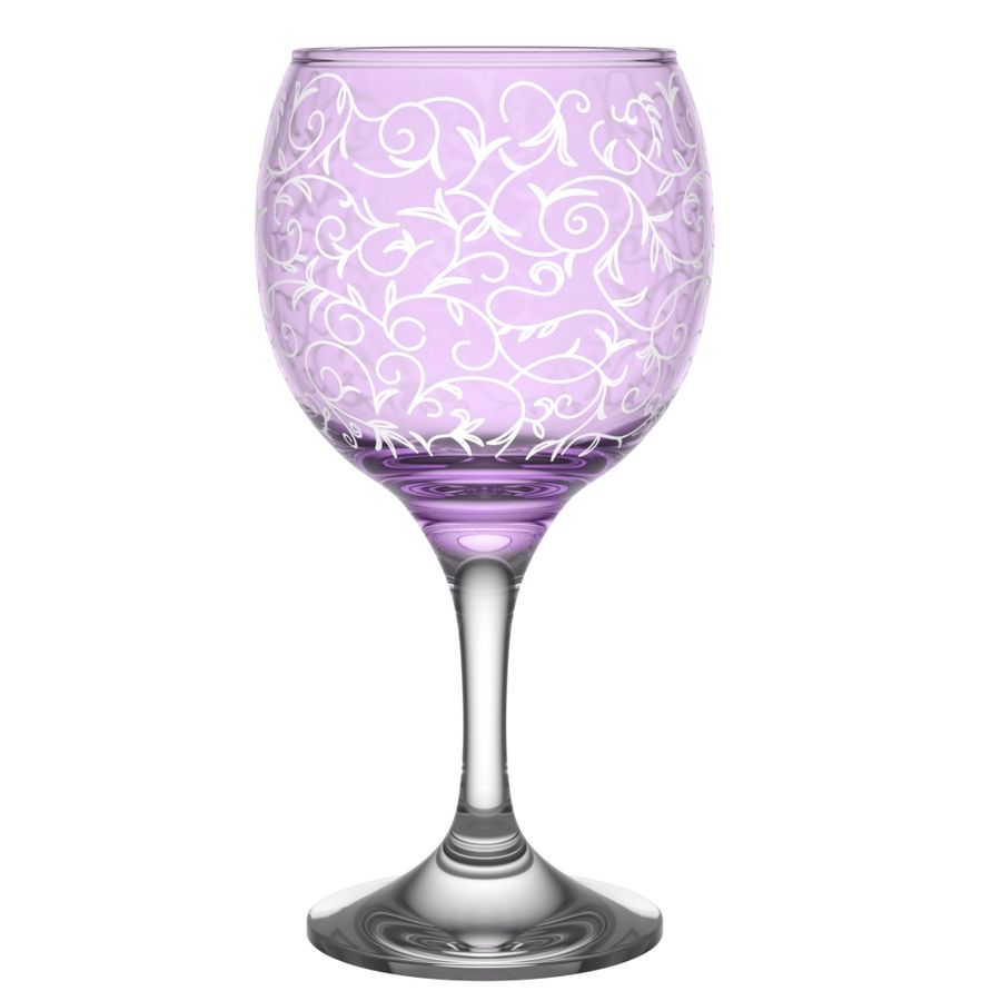 Набор фужеров Лиана 250мл 6шт фиолетовые 1711-Н5Г