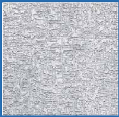 Плитка потолочная "Формат" Путц Люкс инжекционная DITP-0PUTTS-WH-0040 (блист.8 шт)