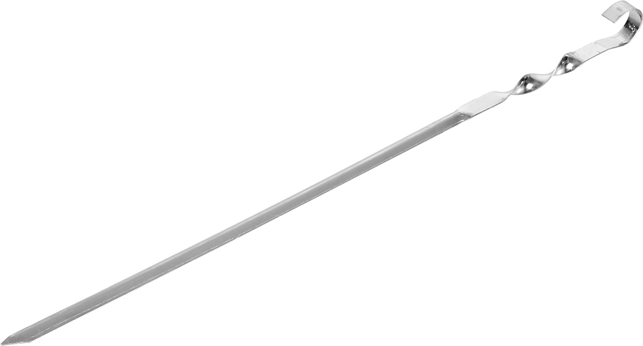 Шампур угловой BOYSCOUT 370х10х0,8мм нерж сталь 61371