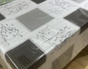 Клеенка Парадиз на тканевой основе 1,4х20м SILVER 842А842- купить в АПлайн