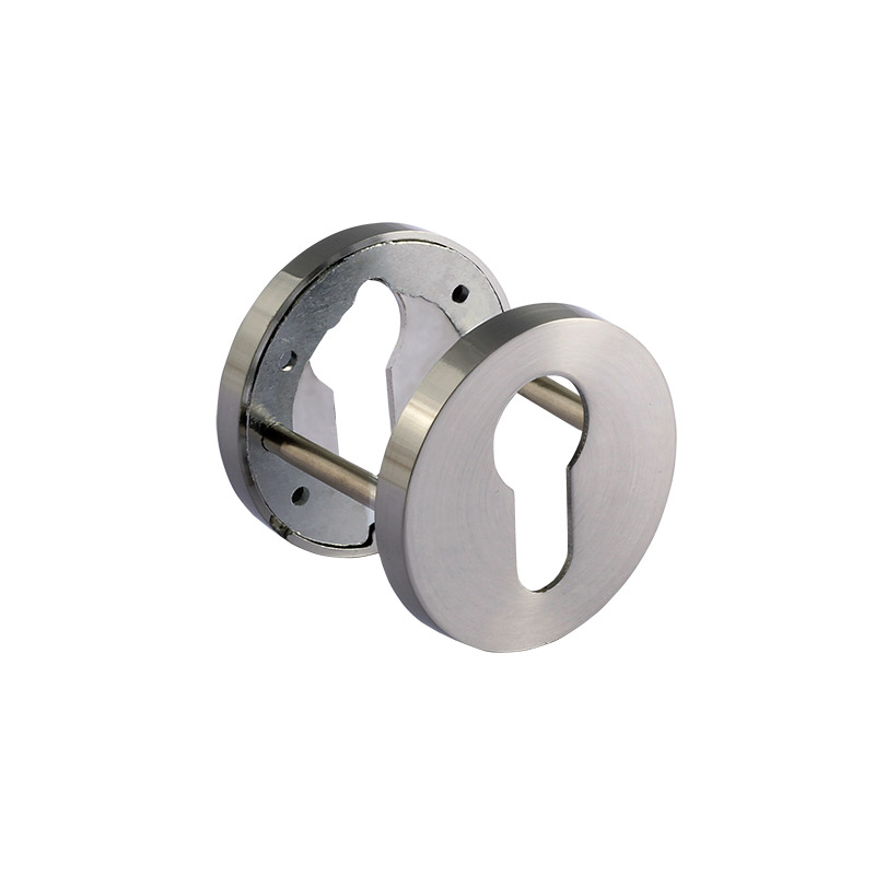 Накладка под цилиндр НОРА-М SLIM НК-А (круг) матовый никель - 18654 - купить в АПлайн