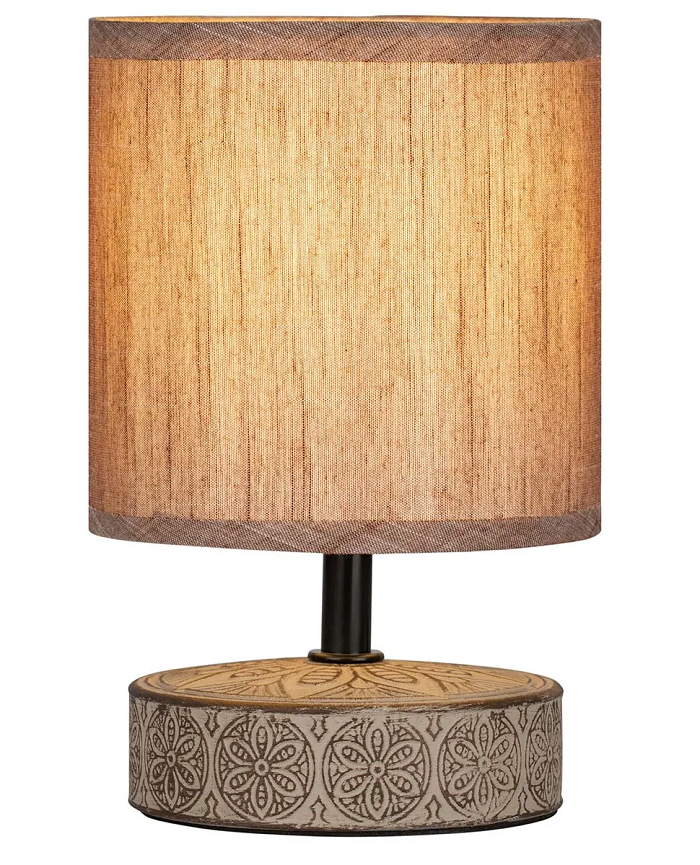 Светильник настольный 40Вт Е14 130х130х200мм кофейный керамика "Rivoli" Eleanor Б0057270