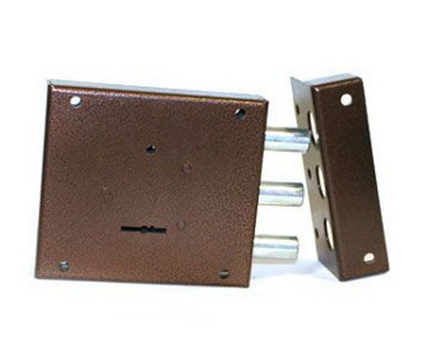 Замок накладной  ЗГ гаражный "БОГАТЫРЬ" ЗГС /АВЕРС