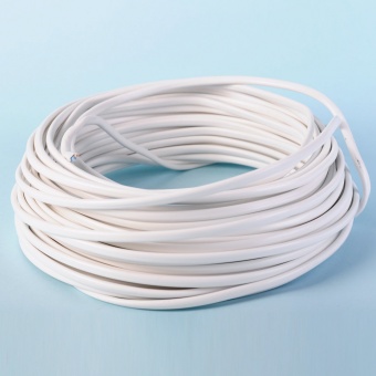 Провод ПУНП (ПУВВ,ПБВВ) плоский белый 2х2,5м  -  - купить в АПлайн