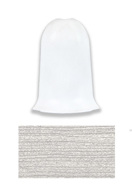 Угол нар. для плинтуса "Идеал Комфорт" 55мм (2 шт во флоупаке), 253 Ясень серый