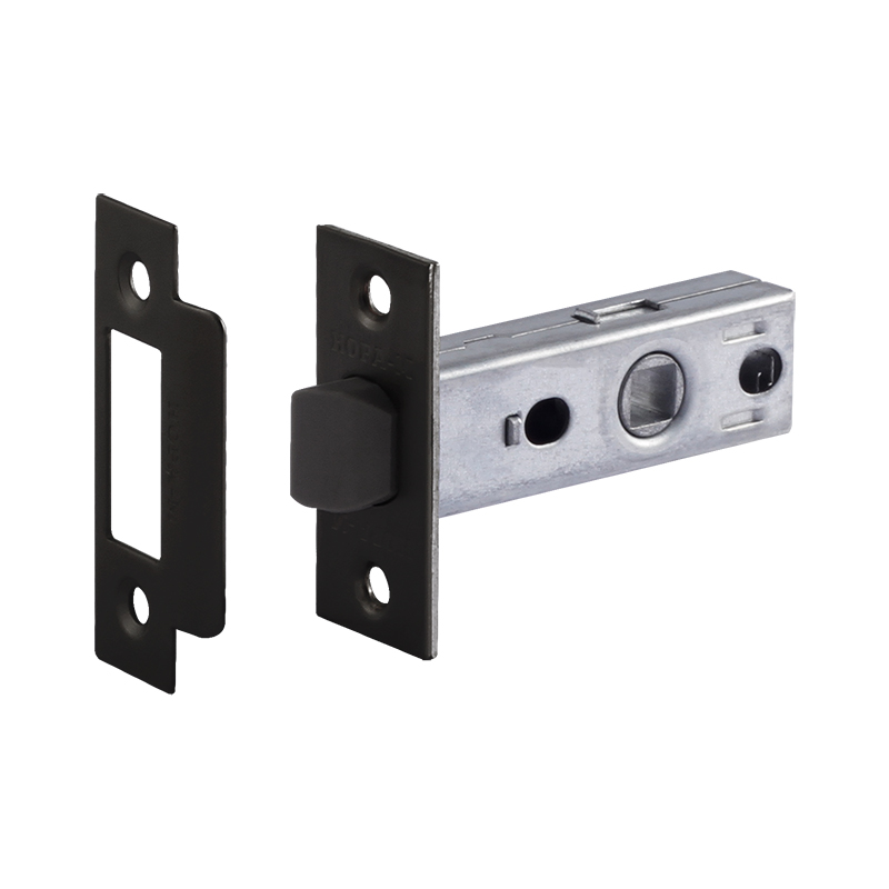 Защелка дверная НОРА-М С-45П (пластиковый ригель) черный - 18793 - купить в АПлайн