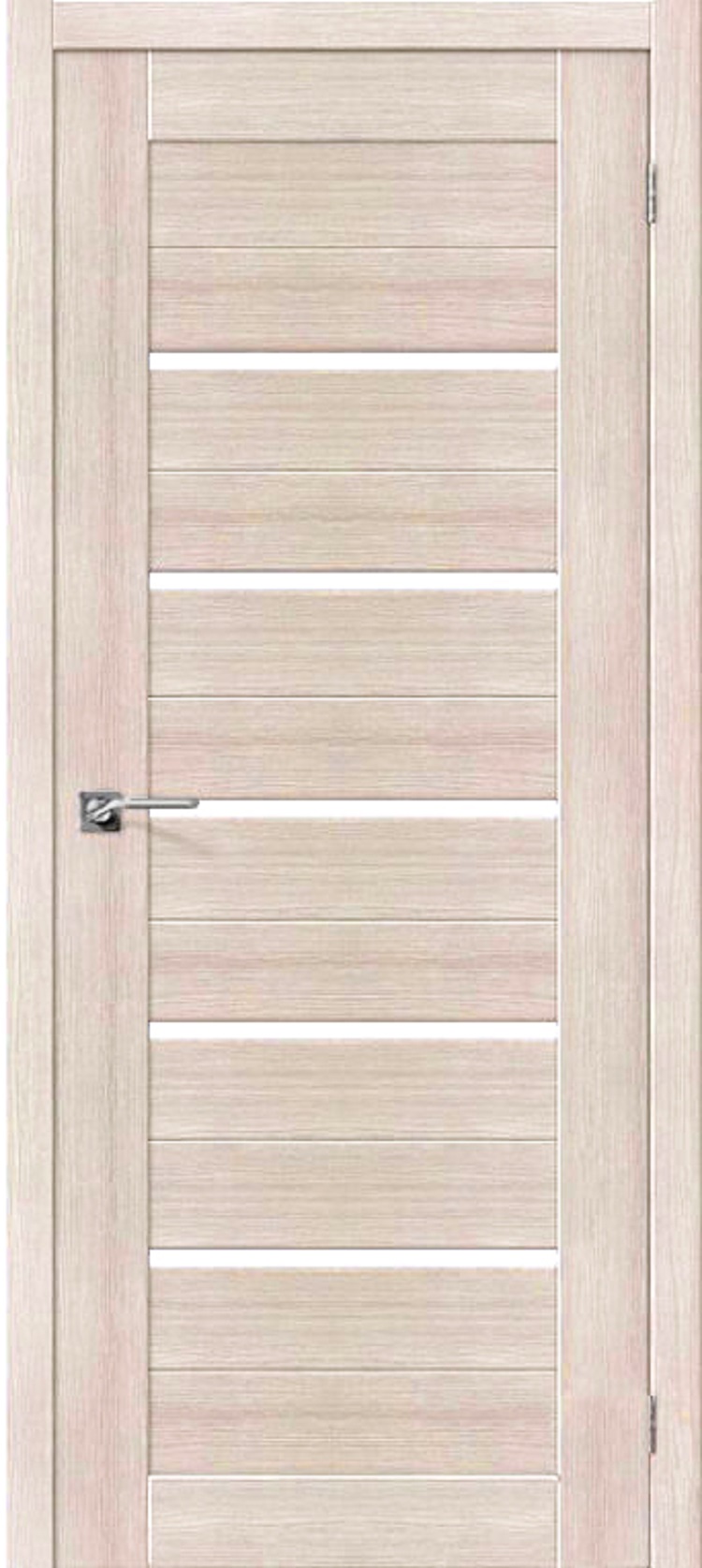 Дверное полотно Свит-01 800х2000, Капучино (остекленное)