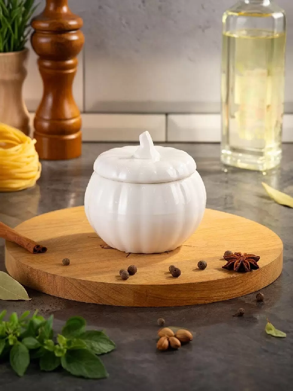 Горшок для запекания керам. Daniks Тыква 0.42л 11х11х9см Y4-7974/Y6-10217 458010Y4-7974/Y6-10217 458010- купить в АПлайн