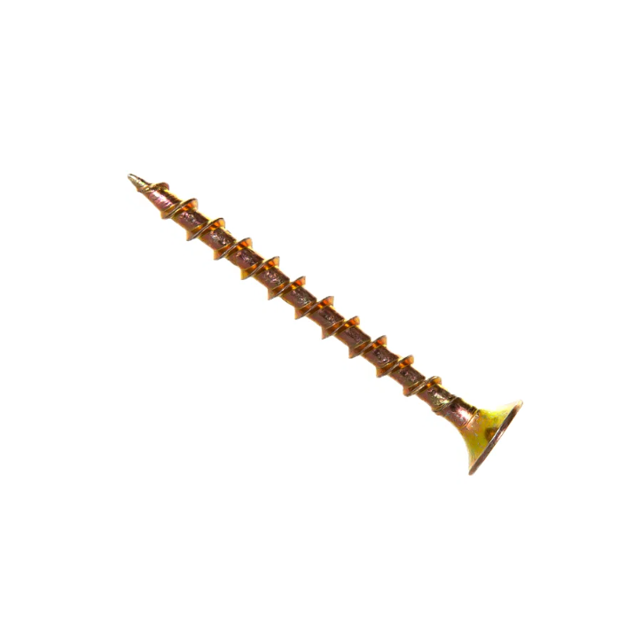 Саморез гипс/дерево желтый цинк 3,5х55 контейнер (80шт) ГОСКРЕП1-0014240- купить в АПлайн