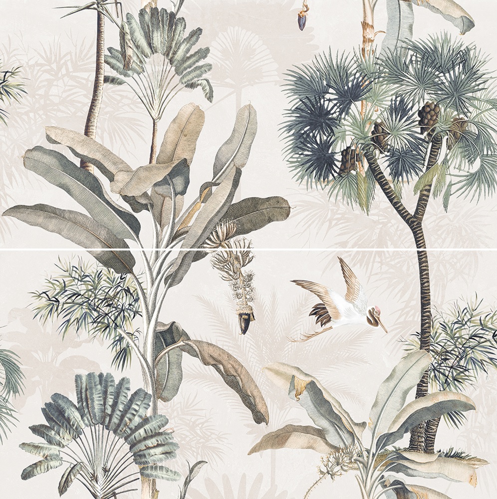 Панно из 2 плиток Экзюпери мультиколор 7361-0006 60х60см