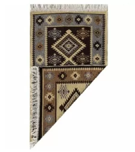 Коврик хлопковый Kilim Usak 60х120см коричневый UK02 6120204 UK02 6120204 - купить в АПлайн