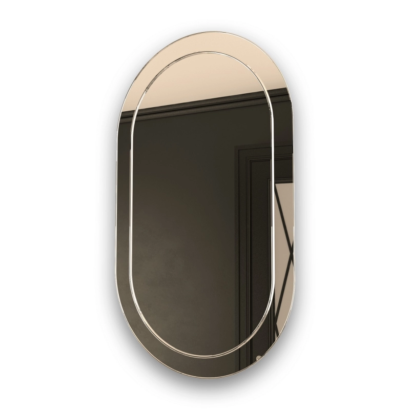 Зеркало MIXLINE "Ива" 550х900  гравировка